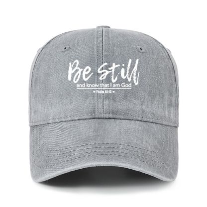 Heritage Washed Cap - Psalm 46:10