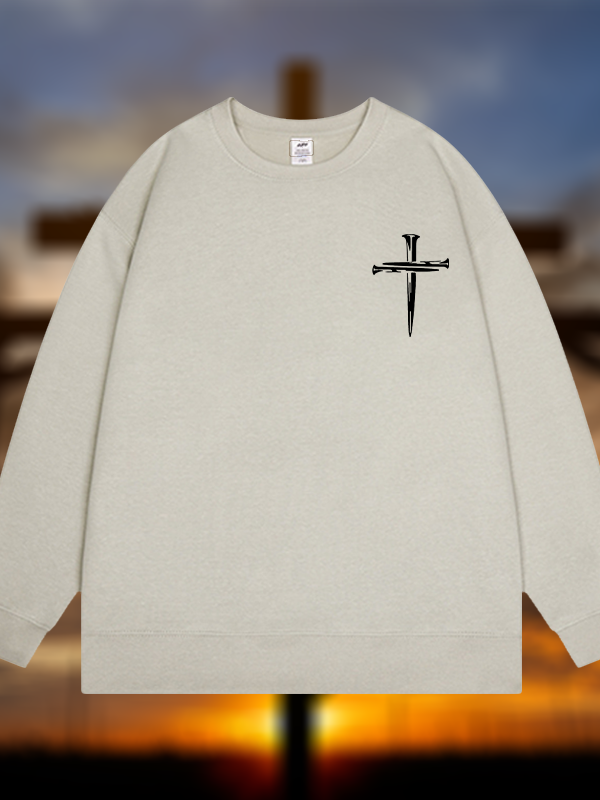 Cross  Jesus God Christian Sweatshirt