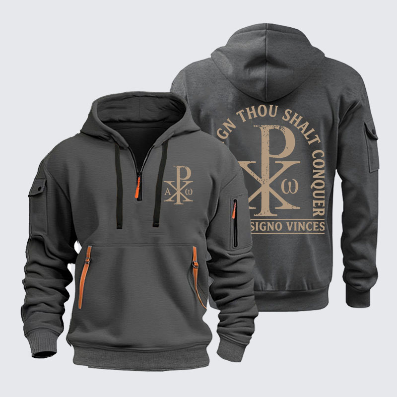 Zipper Hoodies -  In Hoc Signo Vinces