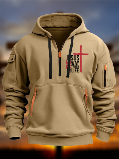 Jesus The Way Truth Life Jesus God Christian Zipper Hoodies