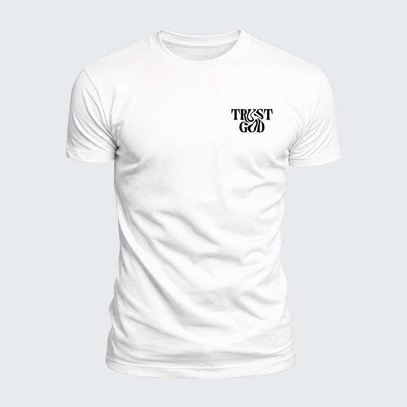 Luxe Mercerized Cotton Tee - Trust God 