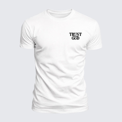 Luxe Mercerized Cotton Tee - Trust God 