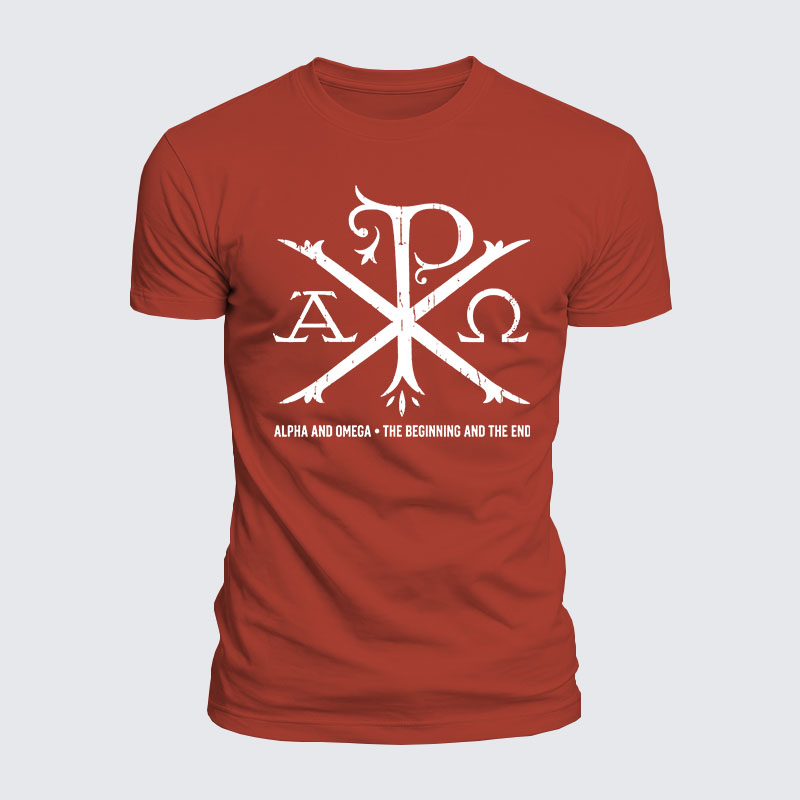Luxe Mercerized Cotton Tee - Alpha And Omega