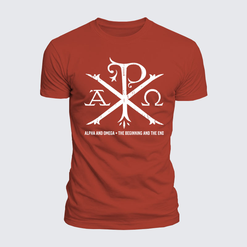 Luxe Mercerized Cotton Tee - Alpha And Omega