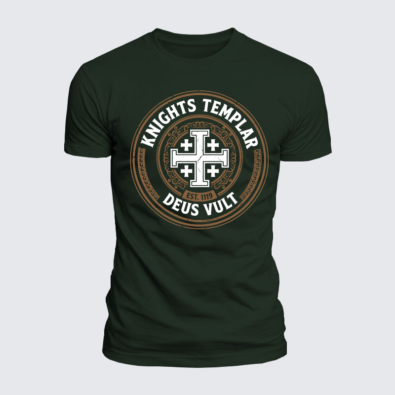 Luxe Mercerized Cotton Tee -  Deus Vult