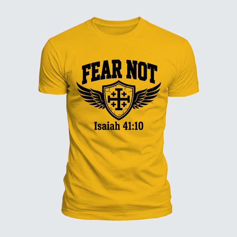 Luxe Mercerized Cotton Tee - Fear Not Isaiah 41:10