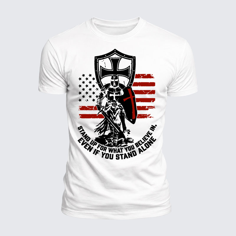 Luxe Mercerized Cotton Tee - Stand Up For What You Believe