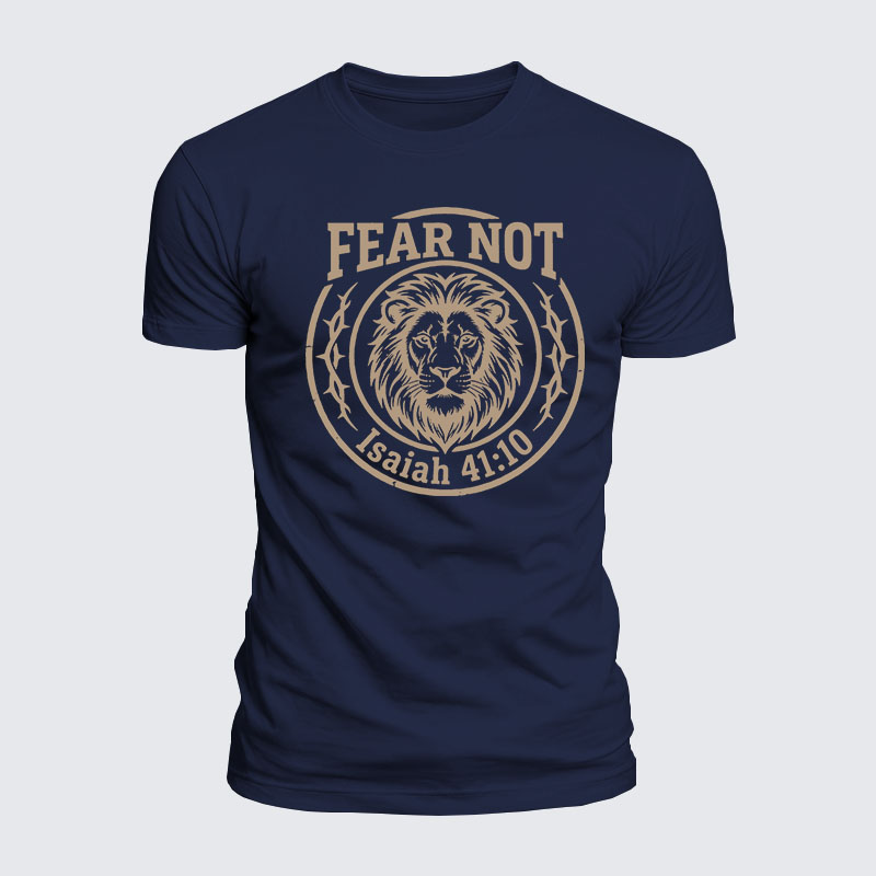 Luxe Mercerized Cotton Tee - Fear Not Isaiah 41:10