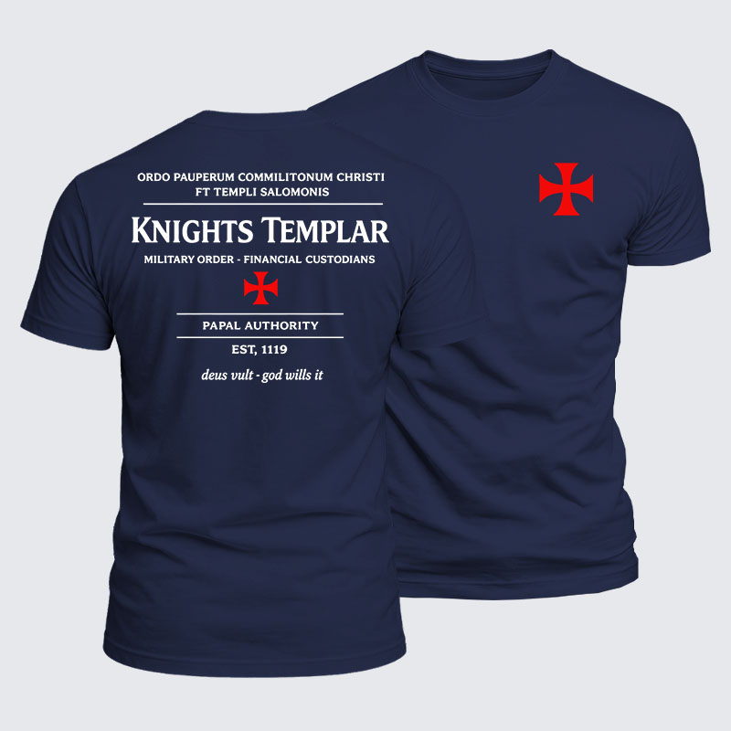 Luxe Mercerized Cotton Tee - Knights Templar