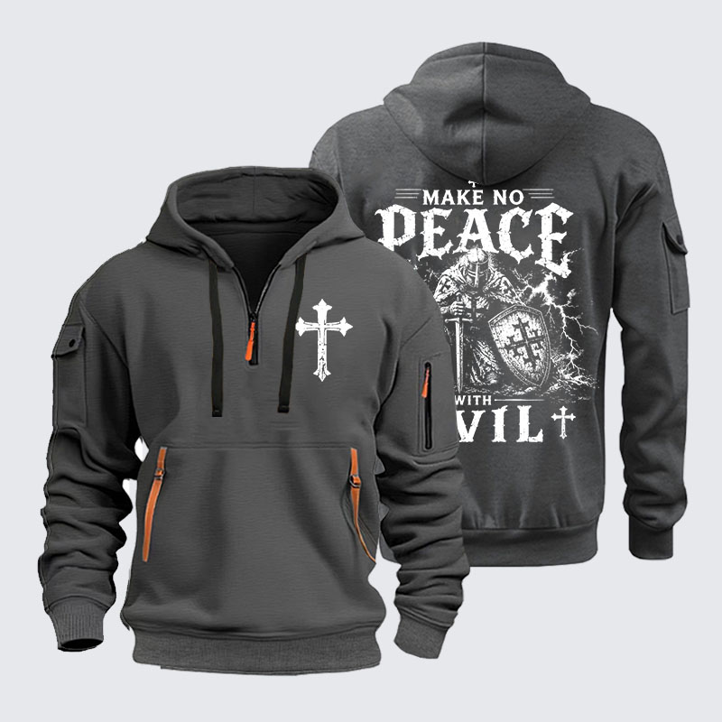 Zipper Hoodies - Make No Peace With Evil