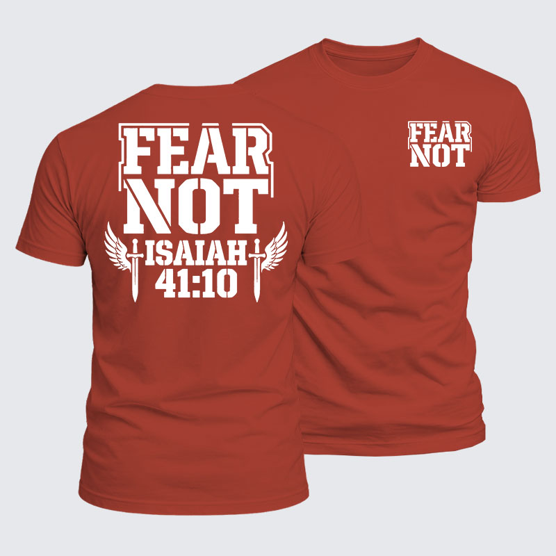 Luxe Mercerized Cotton Tee - Fear Not Isaiah 41:10