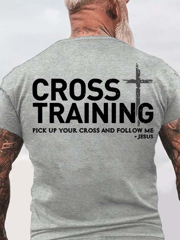 Cross Training  Jesus God Christian Cotton T-Shirt