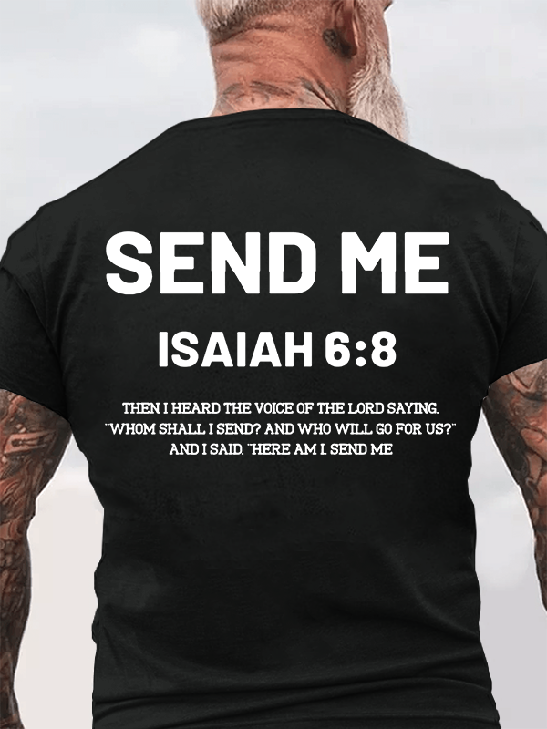 Send Me Jesus God Christian Cotton T-Shirt