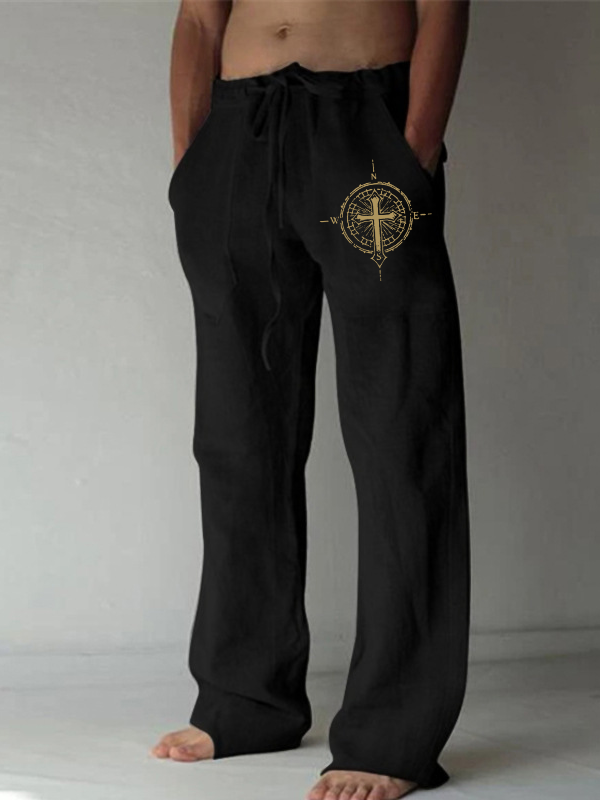 Cross Compass Christian Beach Pants