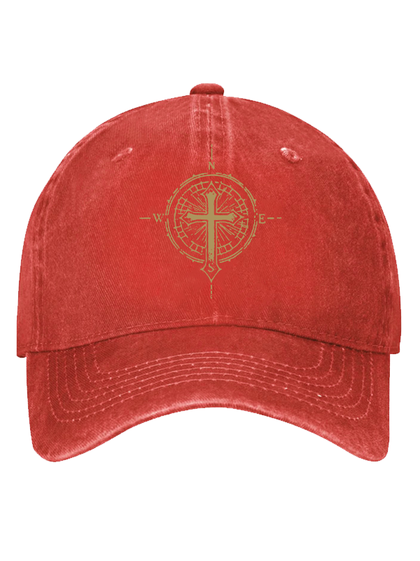 Cross Compass Christian Hat