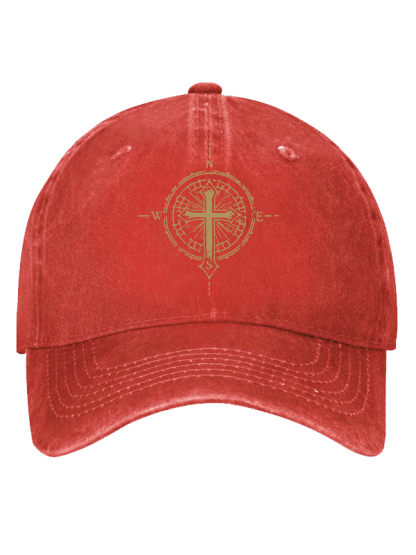 Cross Compass Christian Hat