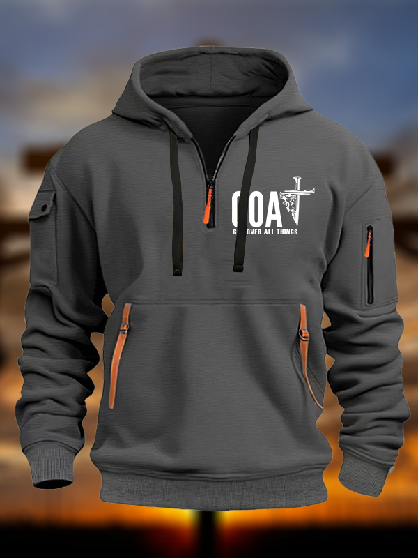Goat God Over All Things Jesus God Christian Zipper Hoodies