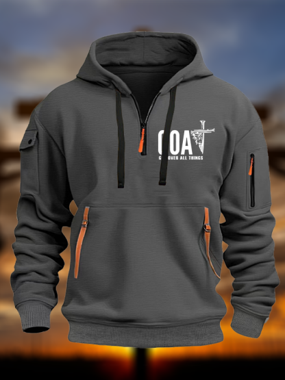 Goat God Over All Things Jesus God Christian Zipper Hoodies