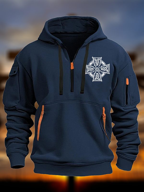 Celtic Cross Jesus God Christian Zipper Hoodies