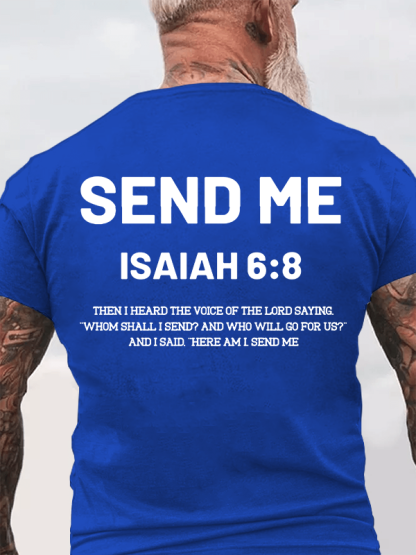 Send Me Jesus God Christian Cotton T-Shirt