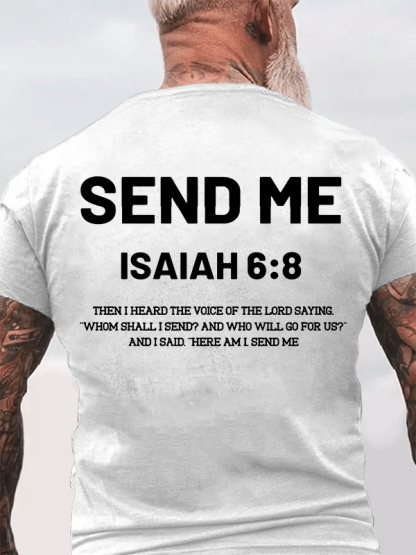 Send Me Jesus God Christian Cotton T-Shirt