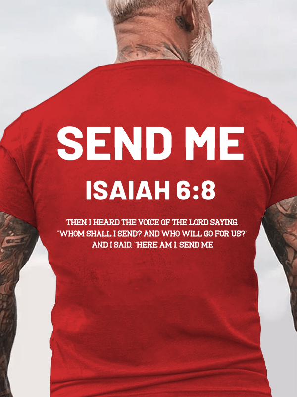 Send Me Jesus God Christian Cotton T-Shirt