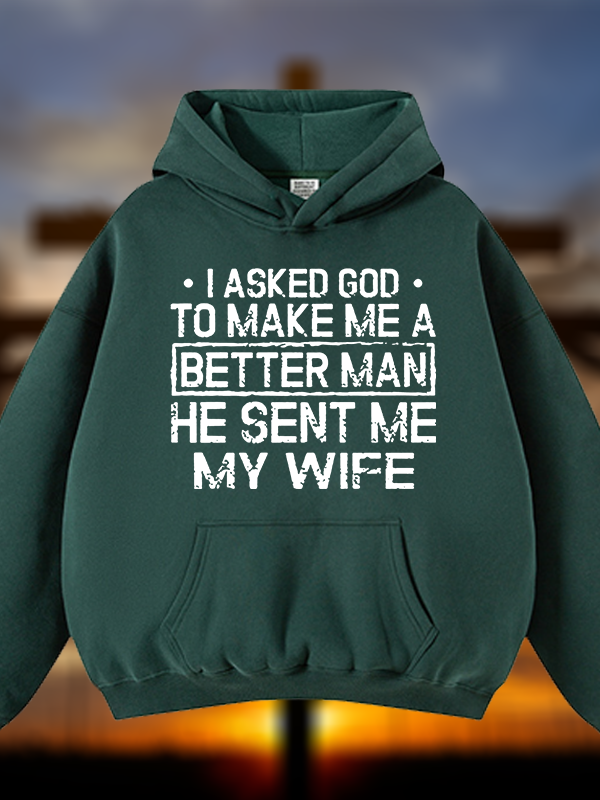 [Copy]Isaiah 6:8 Christian ‘Send Me’ Plush Fleece-Lined Hoodie