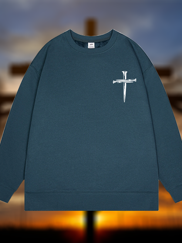 Cross  Jesus God Christian Sweatshirt