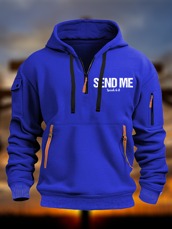 Isaiah 6:8 - SEND ME Jesus God Christian Zipper Hoodies