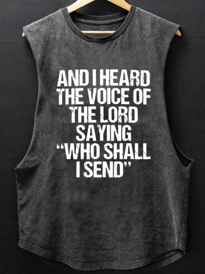 Send Me Isaiah 6:8 Christian Washed Tank