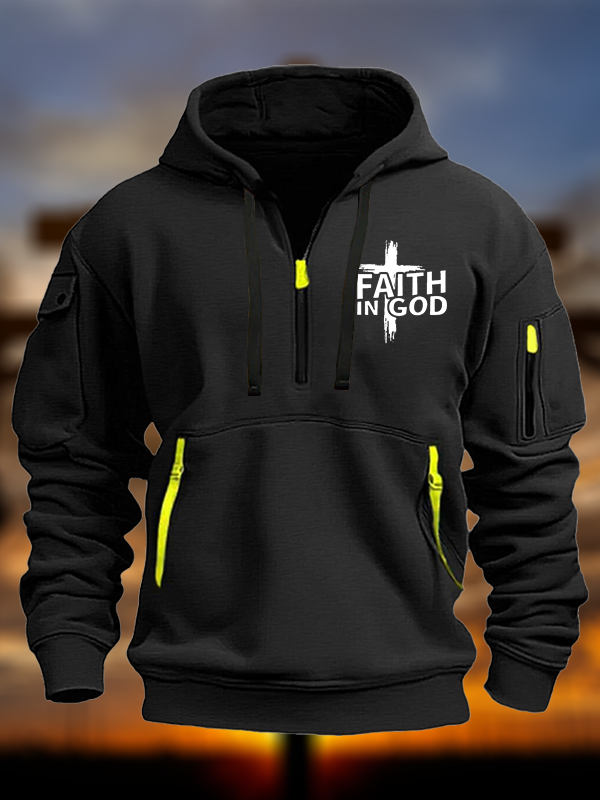Faith In God Jesus God Christian Zipper Hoodies