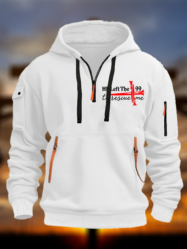 He Left The 99 To Rescue Me Jesus God Christian Zipper Hoodies
