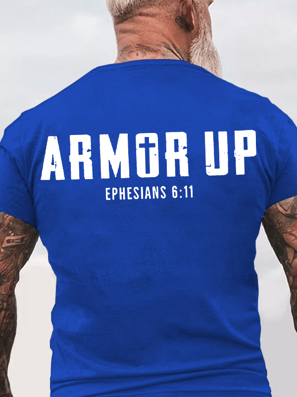 [Copy]One Nation Under God Cross Jesus God Christian Cotton T-Shirt