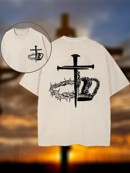 Cross Christian Washed T-Shirt