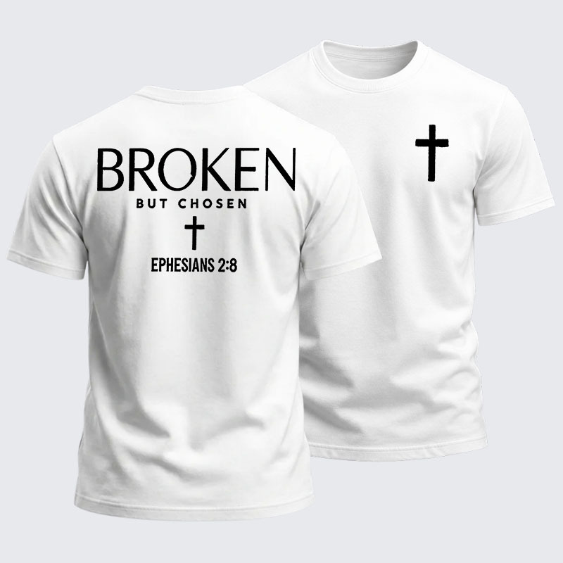 Heavyweight Cotton Tee - Broken But Chosen