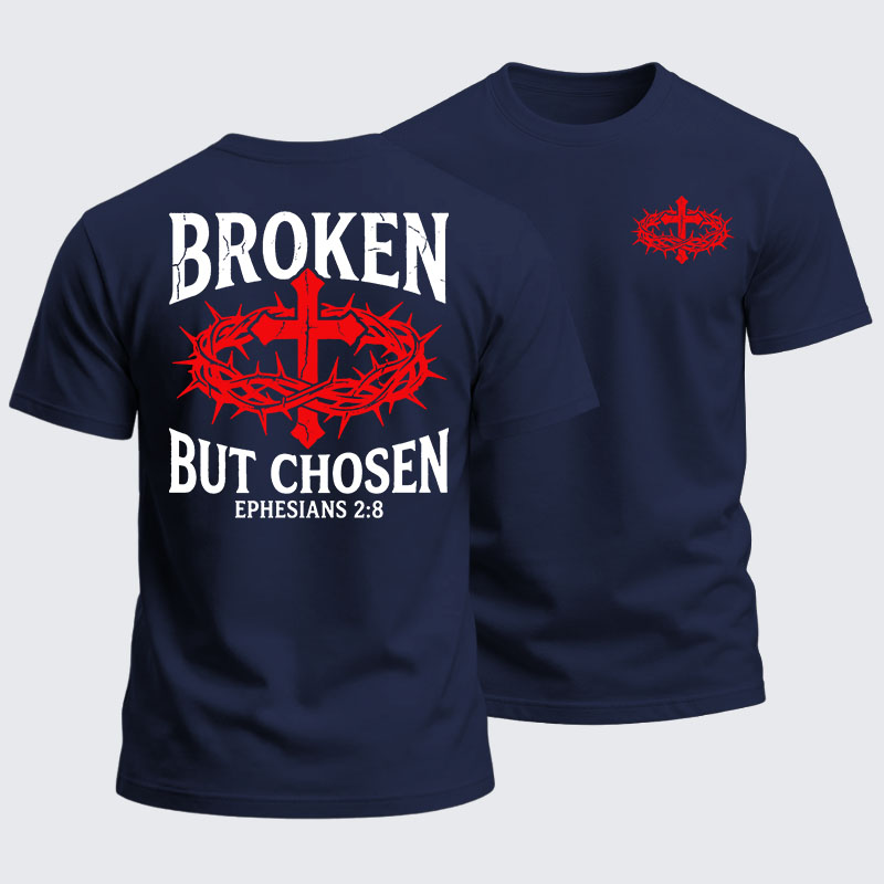 Heavyweight Cotton Tee - Broken But Chosen