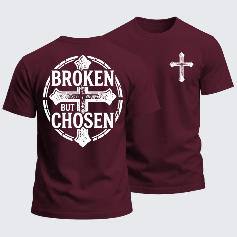 Heavyweight Cotton Tee - Broken But Chosen