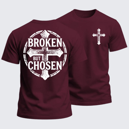 Heavyweight Cotton Tee - Broken But Chosen