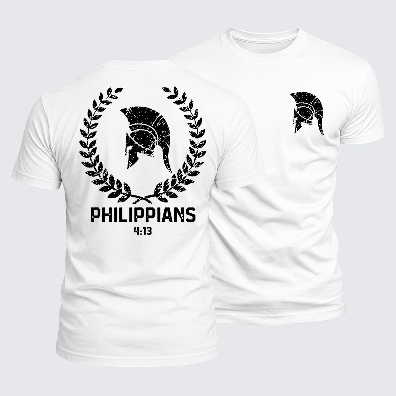 Luxe Mercerized Cotton Tee - PHILIPPIANS 4:13