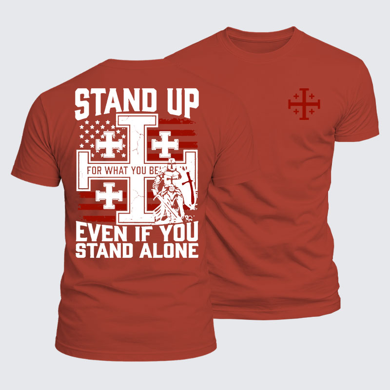 Luxe Mercerized Cotton Tee - Stand Up For What You Believe