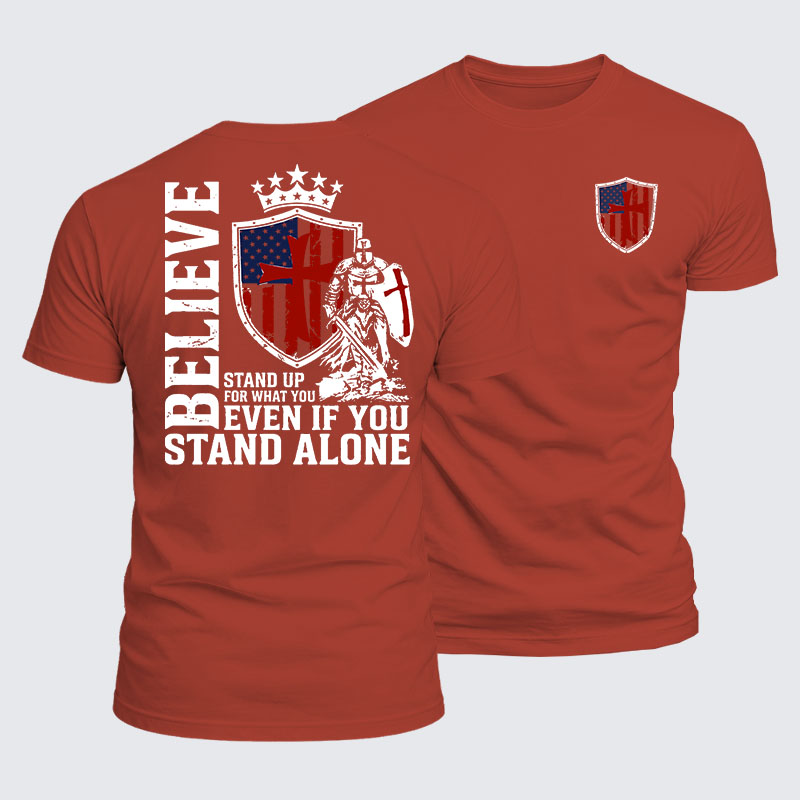 Luxe Mercerized Cotton Tee - Stand Up For What You Believe