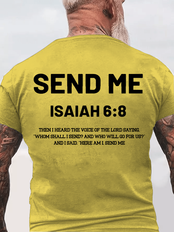 Send Me Jesus God Christian Cotton T-Shirt