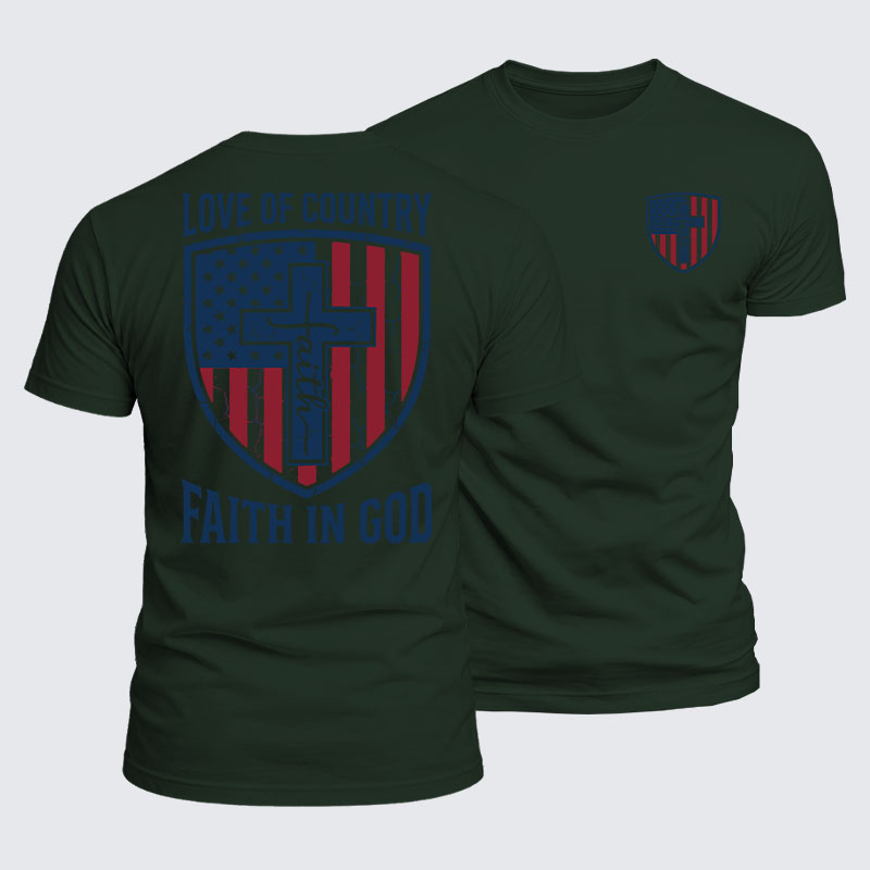 Luxe Mercerized Cotton Tee - Faith In God