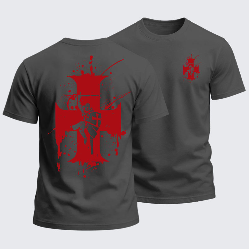 Heavyweight Cotton Tee - Knights Templar