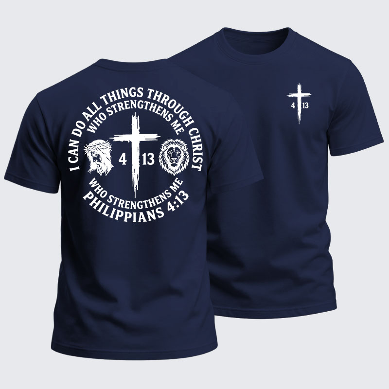 Heavyweight Cotton Tee - All Things Through Christ