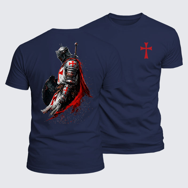 Luxe Mercerized Cotton Tee - Knight Templar 