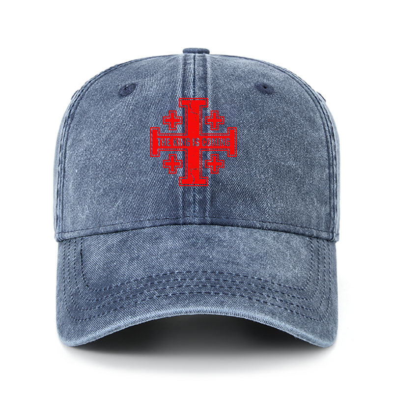Heritage Washed Cap - Jerusalem Cross