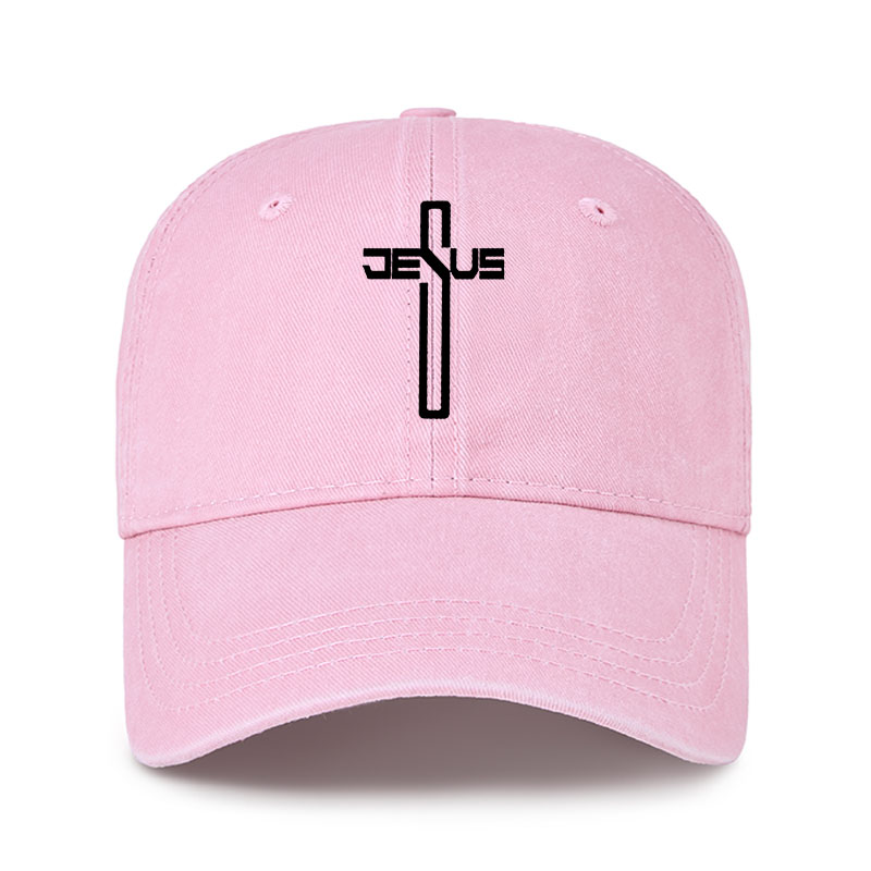 Heritage Washed Cap - Jesus Cross Christ 