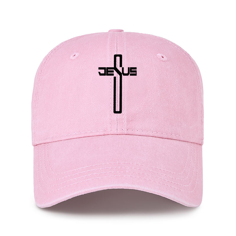 Heritage Washed Cap - Jesus Cross Christ 