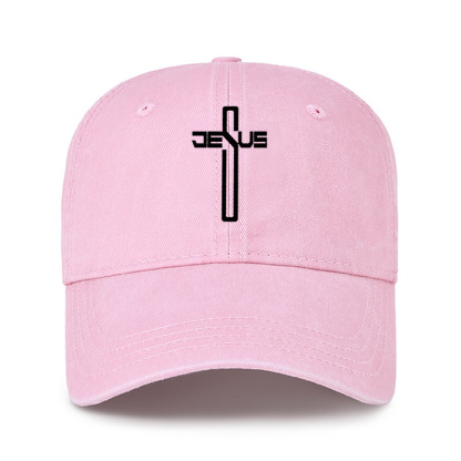 Heritage Washed Cap - Jesus Cross Christ 